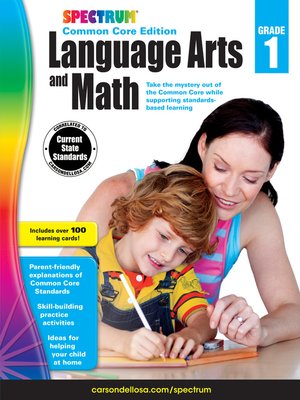 cover image of Spectrum Language Arts and Math, Grade 1: Common Core Edition